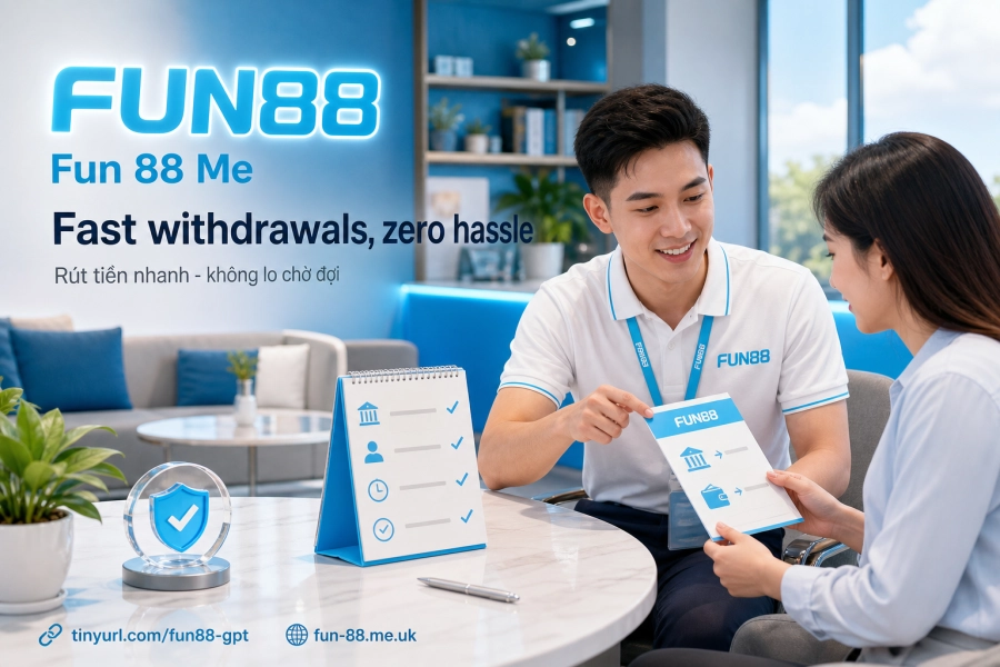 rút tiền Fun88 ngân hàng ví điện tử xử lý nhanh trong 30 phút