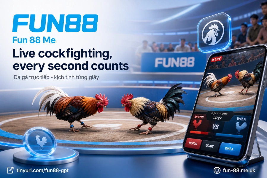 Đá gà trực tuyến Fun88 các hình thức Mỹ Campuchia Thomo cựa dao