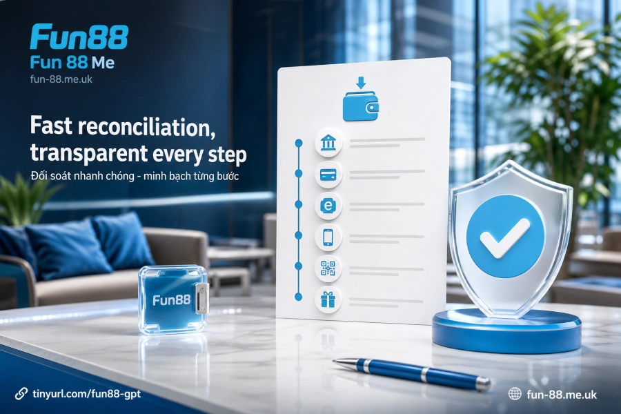 Nạp tiền Fun88 qua 6 phương thức thanh toán hạn mức và tốc độ xử lý 2026