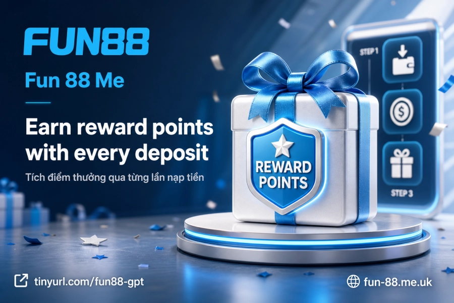 Tích điểm thưởng Fun88 nạp tiền lần 1 2 3 đổi Freebet Freespin thành viên mới